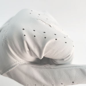 Guanti in pelle di pecora personalizzati con stampa Cabretta in pelle guanto da Golf con il proprio Logo per le mani - Product Image 3