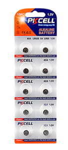 PKCELL ag4 <span class=keywords><strong>lr626</strong></span> 1.5v batteria della moneta delle cellule del tasto alcalina della pila a secco - Product Image 2