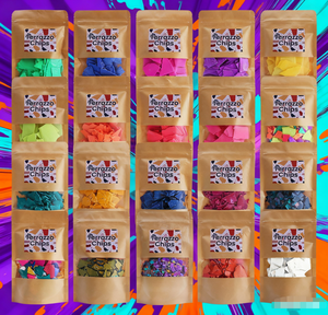 Timesrui ชิ้นส่วนตกแต่งหินขัดโมเดิร์นกรัม/ถุง100 (20สี) สีย้อมกระจายตัวเป็นมิตรต่อสิ่งแวดล้อมสำหรับปูนปลาสเตอร์เรซินเจส - Product Image 1