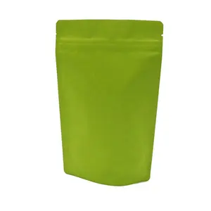 Pochette debout en mylar à impression colorée, unités, emballage en plastique pour graines de cintre avec fermeture éclair