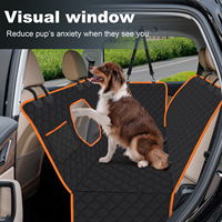 Housse de siège auto pour chien pliable, écologique, imperméable, en tissu Oxford, multifonctionnelle, pour siège arrière, avec rembourrage en polyester, modèle IVY All