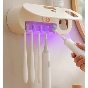 Factory Direct Sales 99% Uv Sanitizing <strong>Toothbrush</strong> <strong>Holder</strong> <strong>Wall</strong> Mounted Bathroom <strong>Toothbrush</strong> <strong>Holder</strong> 1200mAh - Product Image 3
