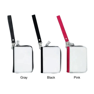 HTPmart Porte-monnaie en cuir PU à sublimation Portefeuille en cuir PU imprimé personnalisé vierge avec logo Accessoires en cuir pour femmes - Product Image 1