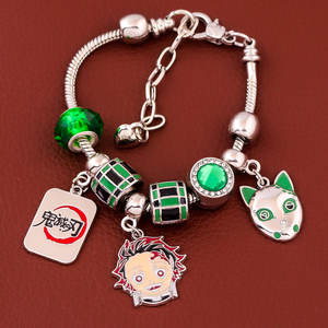 애니메이션 매력 팔찌 카마도 탄지로 DIY 핸드 뱅글 - Product Image 6