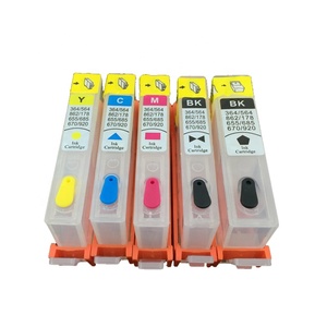 Cartouche d'encre rechargeable 5 couleurs avec puce ARC Compatible pour ordinateur de bureau <span class=keywords><strong>HP364</strong></span> 862 564, vente d'usine - Product Image 5
