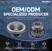 Subwoofer de compétition à double bobine de 15 pouces, 2500W, longue durée de vie, enceintes professionnelles d'extérieur
