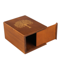 Urna de Cremación de Madera para Cenizas Humanas de Adultos, Urnas Conmemorativas Funerarias para Perros y Gatos, Caja de Madera con Grabado Personalizado, Venta al Por Mayor