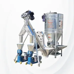 Dry Animal Goose Cow Feed Pellet Making Extruder Plant Processing Line Machine