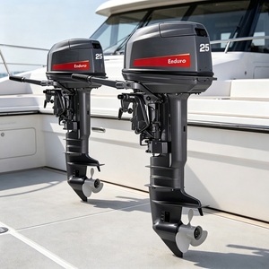 Moteur hors-bord essence 25 CV populaire à démarrage manuel 2 temps pour usage maritime - Product Image 5