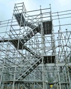 Hiện đại một mặt di động thép giàn giáo dọc thang ngoài trời Hộ gia đình sử dụng thiết kế - Product Image 3