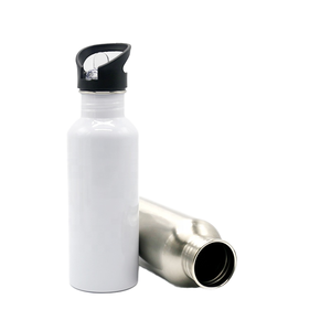 600ml Stainless Steel Sport Water <b>Bottle</b> With Straw Modern Design Sublimation Blank For Daily Use Coating Sublimation Daily Use - Product Image 1