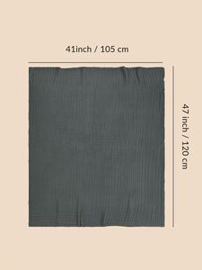 Manta de Cuna Reversible de 6 Capas Personalizable con Estampado, Cubrecamas de Algodón Muselina, Mantas de Bebé para Niños Pequeños - Product Image 6