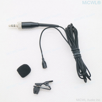 Beige Mini LAVALIER CLIP SUR MICROPHONE OMNI-DIRECTIONAL POUR SK100 EW100 G1 G2 G3 G4 EW300 EW500 3.5mm Local Sennheis Plug Noir