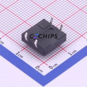 UK-B0224-G5.5-250 Tactile Switch Through hole-4P,12x12mm Switch Single Pole Single Throw Round Button 2.5N Through Hole - Product Image 2