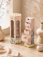 Brothersbox ODM-Service Handgefertigte Ramadan-Schokoladengeschenkverpackung Luxuriöser 7-Tage-Countdown-Kalender Geschenkbox mit Schubladen