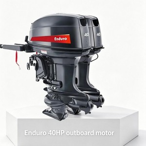 Original Quality 40HP 2 Stroke Fit for Engine Gasoline Powered <b>Boat</b> <b>Motor</b> Long Shaft Available With Jet Unit - Product Image 1