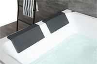 Baignoire de massage à remous autoportante intérieure moderne et luxueuse pour 2 personnes, baignoire portable de haute qualité, accessoire de vidange, hôtels