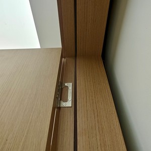 ベルソンWPC カラフルWPC防水ドアパネル（ガラス付き）トイレドアWPC浴室ドア 黄山サプライヤー - Product Image 6