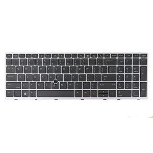 Teclado HK-HHT US para <span class=keywords><strong>HP</strong></span> Elitebook 850 <span class=keywords><strong>G5</strong></span> 855 <span class=keywords><strong>G5</strong></span> 750 <span class=keywords><strong>G5</strong></span> 755 <span class=keywords><strong>G5</strong></span> <span class=keywords><strong>Zbook</strong></span> <span class=keywords><strong>15u</strong></span> <span class=keywords><strong>G5</strong></span> - Product Image 2