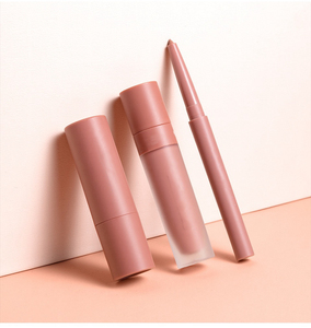 Kit de labios mate personalizado MLM OEM, delineador de labios y brillo labial altamente pigmentados, a prueba de transferencia, combo de labios de marca privada, set de maquillaje labial. - Product Image 2