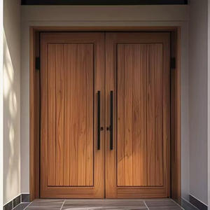 Porta d'Ingresso Principale Girevole in Composito di Noce Nero Standard Americano, Porta d'Ingresso Moderna Antifurto - Product Image 2