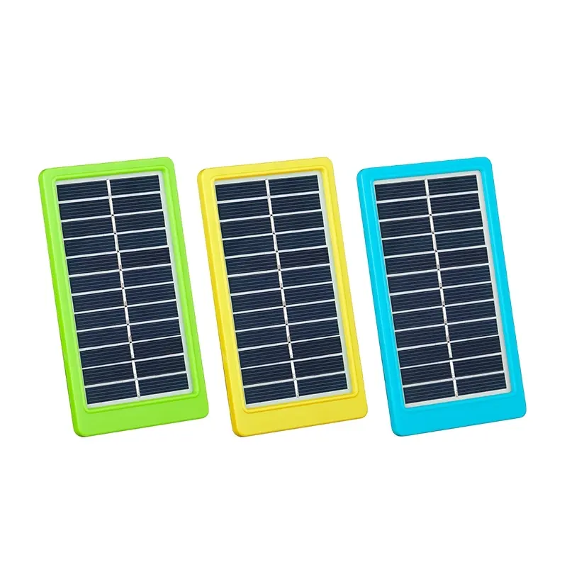 Cadre en plastique 12 cellules PV module portable sunpal poly chargeur 1w panneau solaire petite taille du fournisseur de la chine
