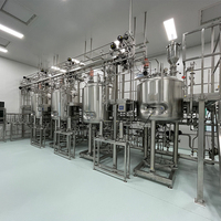 Réservoir de préparation automatique avec agitateur pour sirop de sucre et pommade (crème) stérile