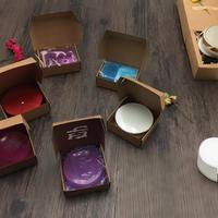 Caja de Jabón Ecológica de Papel Kraft con Ventana Personalizada, Empaque de Papel Marrón Natural para Regalos Artesanales, Cosméticos, Cuidado Personal y Artículos de Seda