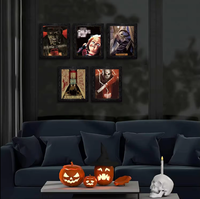 Affiches murales personnalisées imprimées sur papier, thèmes Scream, horreur, dessins animés et anime, pour salon et chambre à coucher, produit Bag Product