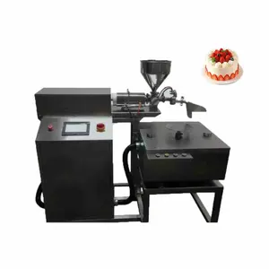 Automatic Cake Maker Decorating Cakes Automatic Round Cake Cream Coating Filling Machine