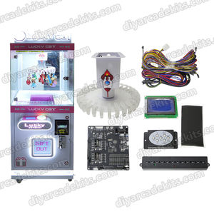 Mini tarjeta automática Arcade DIY Kits de monedas 30 Clip Premio máquina de juego regalo para jugadores hechos de repuestos de arcade de felpa - Product Image 1