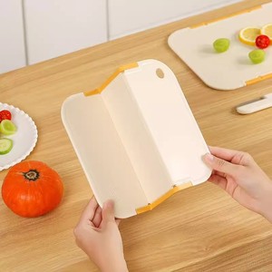 Juego de tablas de cortar portátiles plegables de tres partes, de doble cara, de calidad alimentaria, para uso en la cocina y camping - Product Image 3