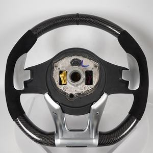 พวงมาลัยคาร์บอนไฟเบอร์แอลอีดีดัดแปลงสำหรับเบนซิน AMG GT W204 G63 S320 G500 G55 G350 W222 W213พวงมาลัยหนัง W205 W221 - Product Image 6