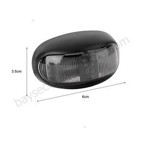 HST-20112 12V/24V 24V 2 Diodos Luz LED de Posición Lateral para Camión y Remolque, Alta Calidad, Luz Indicadora Roja y Ámbar ADR, Emark - Product Image 3