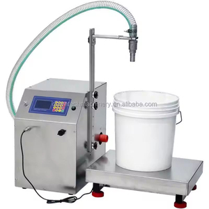 Macchina Riempitrice Elettrica Semiautomatica ad Alta Velocità e Grande Volume per Bevande Liquide con Pesatura Quantitativa - Product Image 1