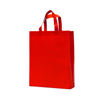 Logo personnalisé couleur unie sac non-tissé magasin de plein air sacs à provisions acceptent la conception poignée sac non-tissé