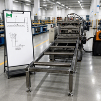 Machine de formage de goulottes de câbles perforées, haute précision, facile à utiliser pour une production efficace