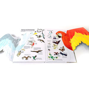 Service d'impression personnalisée de livres pop-up animaux, <span class=keywords><strong>livre</strong></span> cartonné, livres d'apprentissage précoce, jouets éducatifs pour enfants, livres pop-up 3D - Product Image 5