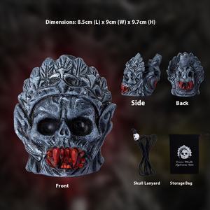 Accesorio de <span class=keywords><strong>disfraz</strong></span> de Halloween fantasma fuerte silbato de muerte <span class=keywords><strong>azteca</strong></span> auténtico - Product Image 5