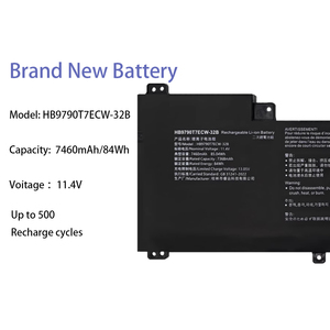 84Wh แบตเตอรี่แล็ปท็อป HB9790T7ECW-32A HB9790T7ECW-32B สำหรับ <span class=keywords><strong>Huawei</strong></span> Matebook16 17 <span class=keywords><strong>I7</strong></span> I9 Crem-WFG9 R7 5800H - Product Image 2