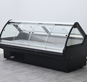 Congelador Comercial Tipo Isla Combinado con Puerta Superior Deslizante de Cristal para Alimentos Congelados, Ideal para <span class=keywords><strong>Supermercados</strong></span> y Venta al por Mayor Directa de Fábrica - Product Image 3