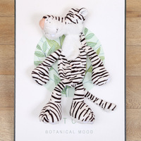 Nouveautés : Jouets en peluche doux pour enfants, en forme de peau de lion ou de tigre sauvage, non rembourrés, personnalisables, marron, vente en gros