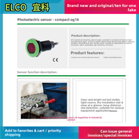 Sensor Fotolistrik Elco OG18-AK100VP6 I/O Link 24V 100% Baru Asli Otentik