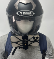 Prix de gros de support de mentonnière de casque de moto support de téléphone portable pour GoPro Hero DJI caméras d'action Insta360 x3