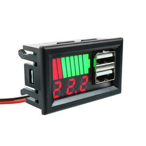 Voltímetro de CC, Indicador de Nivel de Carga de Batería, Medidor de Capacidad de Batería de 12v-84v, Indicador de Capacidad de Voltímetro - Product Image 3