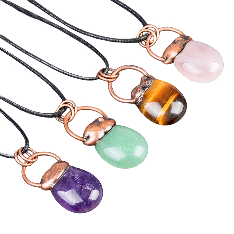 Collier Vintage En Pierre Naturelle – Bijou Fantaisie Rétro, Occasion