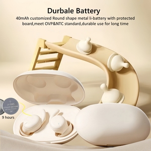 Fones de Ouvido para Sono com Ruído Branco Super Longo de 13 Horas com 4 Faixas Integradas e Aplicativo de Sono Público - Product Image 4