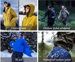 100% 폴리에스터 방수 통기성 니트 테리 플리스 천 라미네이트 원단 야외 재킷용 - Product Image 4