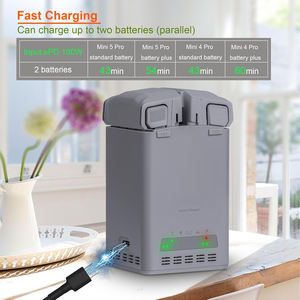 Chargeur de batterie rapide 100W, mini stockage, 5 4 3 Pro Drone, hub de charge double bidirectionnel, chargez deux batteries, accessoires - Product Image 3