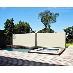 Tenda <span class=keywords><strong>da</strong></span> <span class=keywords><strong>sole</strong></span> a doppio lato retrattile in alluminio <span class=keywords><strong>da</strong></span> 63 pollici per esterno impermeabile VERTAK - Product Image 4